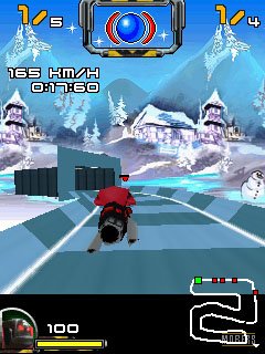 3D Crazy Frog Racer 240x320